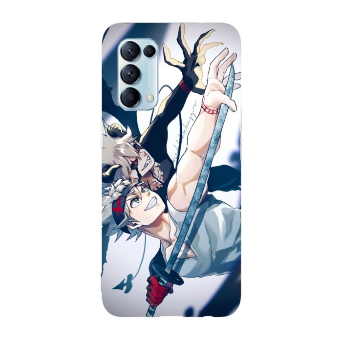 Husa compatibila cu Oppo A55, Viceversa, model Asta Liebe Duo Black Clover, Silicon, TPU