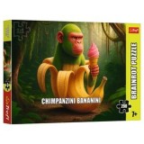Puzzle 200 Piese, Cimpanzeu cu Banană, Multicolor, CMCLASS