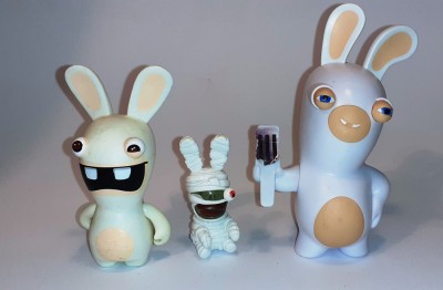 Rabbids Invasion - BlaBlaBla Iepuri Extraterestrii Iepuras Funny T1 mascota foto