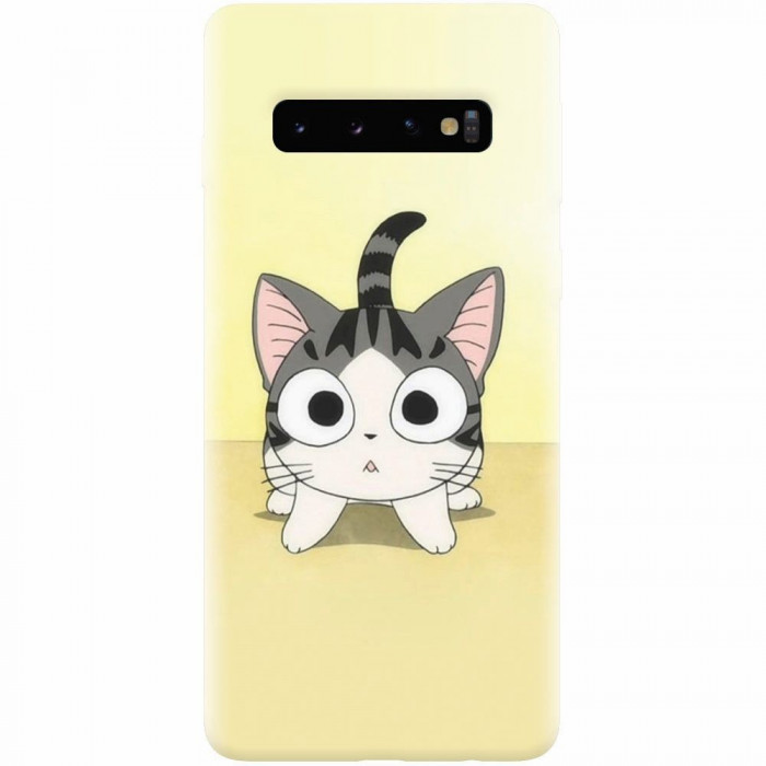 Husa silicon pentru Samsung Galaxy S10 Plus, Cute Ktty