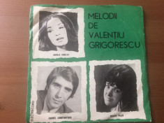 melodii de valentiu grigorescu disc single 7&amp;quot; vinyl muzica usoara EDC 10.602 foto