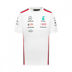 Mercedes AMG Petronas tricou de bărbați official white F1 Team 2023 - XL