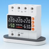 Protector Automat Trifazat 63A - ATS, Comutator Automat de Transfer cu Faza Prioritara / LGX3-1-63A