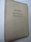 Studii de literatura universala II