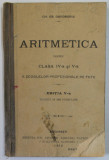 ARITMETICA PENTRU CLASELE IV si V de GH. GR. GHEORGHIU , 1912