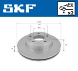 SKF VKBD 80239 V2 Disc frana