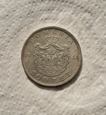 Moneda de 500 lei din 1944