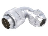 Mufă WF24 tată 19 PIN IP65 400V 5A lipire pe cablu