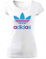 Tricou sport de dama Adidas Purple Blue COD D019 foto