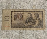 Bancnota 10 Korun 1960 Cehoslovacia