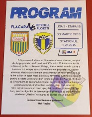 Program meci fotbal FLACARA MORENI - PETROLUL PLOIESTI (30.03.2018)
