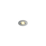 Spot incastrat, NEW TRIA 45 Ceiling lights, aluminium LED, 3000K, round, brushed aluminium, 30&deg;, incl. driver, clip springs,, SLV