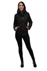 Jacheta moderna, de culoare neagra shic foto