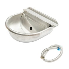 Adapatoare pentru oi din inox cu plutitor nivel constant 2.5L 250x240x100mm si furtun 750mm filet 1/2 Breckner Germany foto