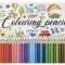 Set 36 creioane colorate in cutie metalica, Moxy