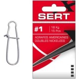Agrafa Sert Americana Dubla, Nr.0, 12kg, 10buc/plic