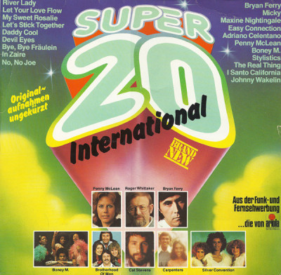 VINIL Various &amp;lrm;&amp;ndash; Super 20 International (VG+) foto