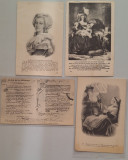 FRANTA CARTES POSTALE,ROYALTIES MARIE -ANTOINETTE CU COPII,DOCMUNT DE ACUZARE, Necirculata, Printata