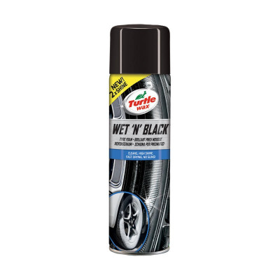 Spray spuma pentru curatat si lustruit anvelope Turtle Wax Wet &amp;amp;#39;n&amp;amp;#39; Black 53166, 500ml AutoDrive ProParts foto
