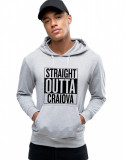 Cumpara ieftin Hanorac Barbati Gri - Straight Outta Craiova - XL, THEICONIC