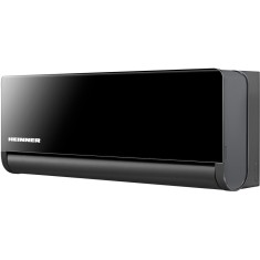 Aparat de aer conditionat Heinner BlackPearl 12000 BTU Wi-Fi, Clasa A+++/A++, functie Super Ionizare, Breeze away, Active clean, panou negru oglinda,