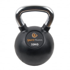 Gantera Kettlebell cauciucata 32kg Sportmann FitLine Training