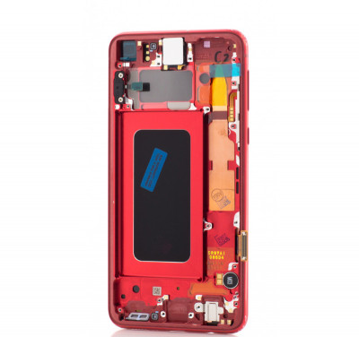 Display Samsung Galaxy S10e, G970, Red, Service Pack OEM foto