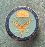 Insigna comemorativa 55 ani parasutism Militar Romania
