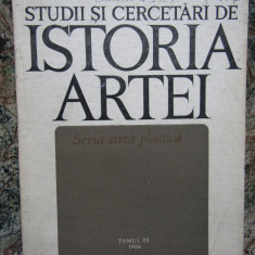 Studii si cercetari de istoria artei, tomul 33, 1986