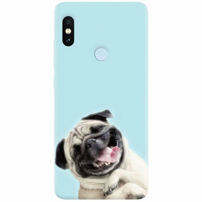 Husa silicon pentru Xiaomi Mi Max 3, Happy Dog foto