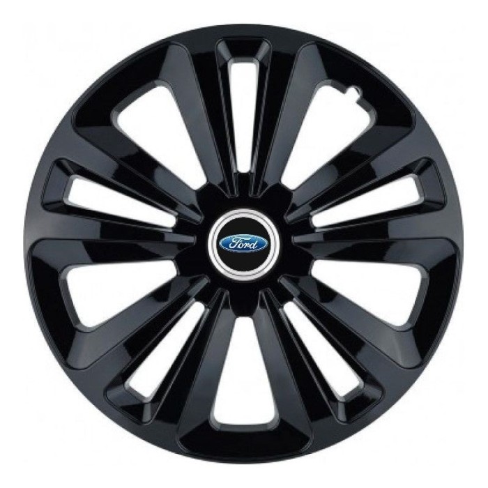Set 4 Capace Roti Terra Negru R15, pentru Ford