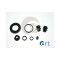 Set reparatie etrier frana Ford; Hyundai; Kia, Punte Spate, sistem franare MANDO, ERT