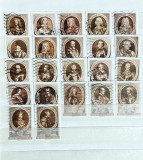 Malta 2014 Seria Uzuală Marii Maștri ai Ordinului de Malta Cavalerii Maltezi Lot Seriat 22 Timbre &euro;0.26 Ștampilat - A301