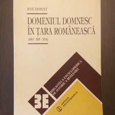 DOMENIUL DOMNESC IN TARA ROMANEASCA - SECOLELE XIV - XVI - ION DONAT