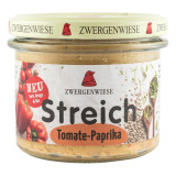 Crema Tartinabila Vegetala cu Rosii si Ardei Bio 180 grame Zwergenwiese