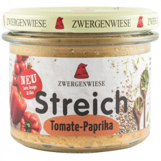 Crema Tartinabila Vegetala cu Rosii si Ardei Bio 180 grame Zwergenwiese