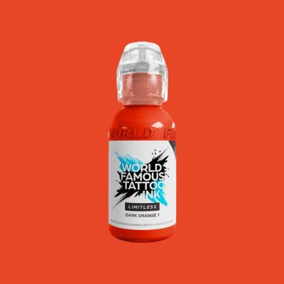 Tusuri Tatuaje - Culori WORLD FAMOUS 30 ml - Dark Orange 1 foto
