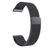 Cumpara ieftin Curea Milanese Loop Slim, compatibila Samsung Galaxy Watch 4, 40mm, telescoape Quick Release, Negru