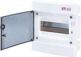 Tablou Electric Incastrat ETI ECM8PT, 8 Module, Usa Transparenta, IP40