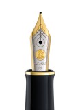 Penita m din aur de 14k/585 ornament din rodiu pentru stilou m400 bicolora
