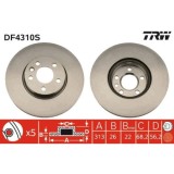 Set discuri frana fata TRW, Ford Galaxy (Wgr), 03.1995-05.2006; Seat Alhambra, 04.1996-03.2010; VW Sharan (7M), 05.1995-03.2010, Transporter IV, T4,