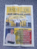 Program electoral AUR, &quot;Patriotii&quot; 2024, 8 pagini. interviu George Simion