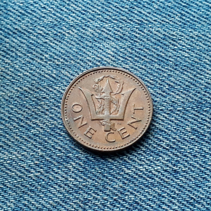 1o - 1 Cent 1973 Barbados / primul an de batere