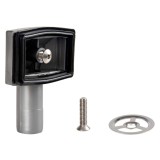 Preaplin chiuveta bucatarie, Eurociere S146, dreptunghiular in cuva, gratar rotund inox, 2 suruburi, pentru chiuvete inox sau co