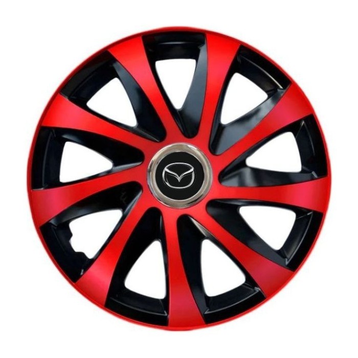Set 4 capace roti Drift extra red R14 pentru gama Mazda
