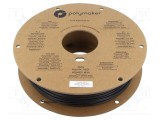 Filament PET-G Tough 1,75mm negru 750g POLYMAKER PolyMax&trade;