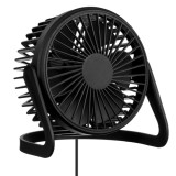 Ventilator de masă USB, Negru, &Oslash;14cm, CMCLASS