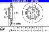 Disc frana ATE 24.0122-0306.1