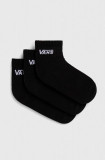 Vans sosete 3-pack femei, culoarea negru