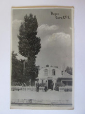 Rara! Carte postala foto 1939 cu gara din Bugaz-Basarabia(azi Zatoka in Ucraina) foto